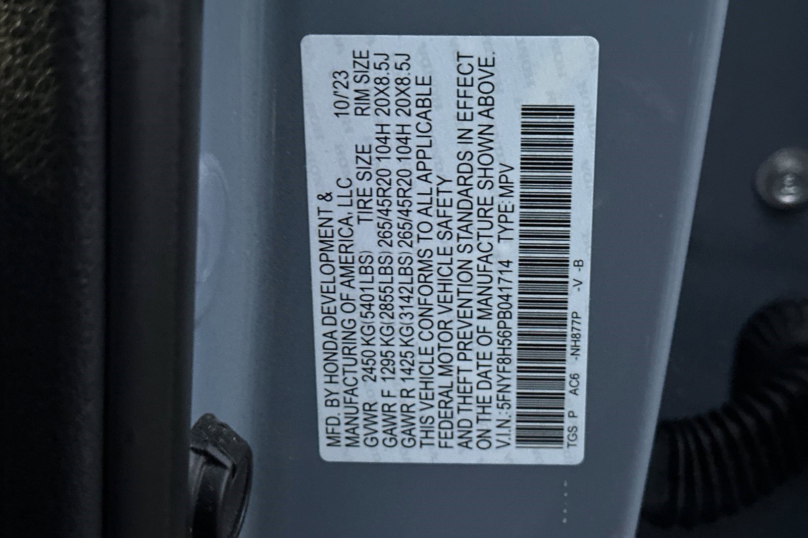 Certified 2023 Honda Passport EX-L image 20