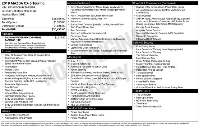 Used 2019 MAZDA CX-5 Touring image 42