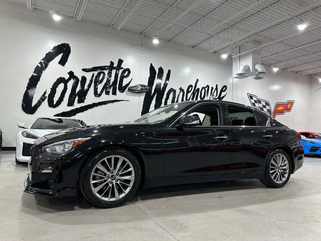 Used 2023 INFINITI Q50 Luxe w/ Cargo Package video 1