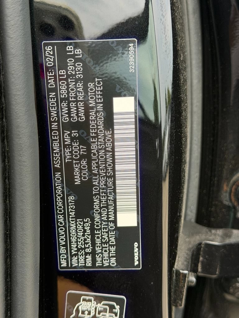 New 2026 Volvo XC60 T8 Ultra w/ Protection Package Premier AWD/4WD image 33