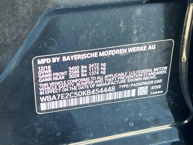 Used 2019 BMW 740i w/ M Sport Package image 33