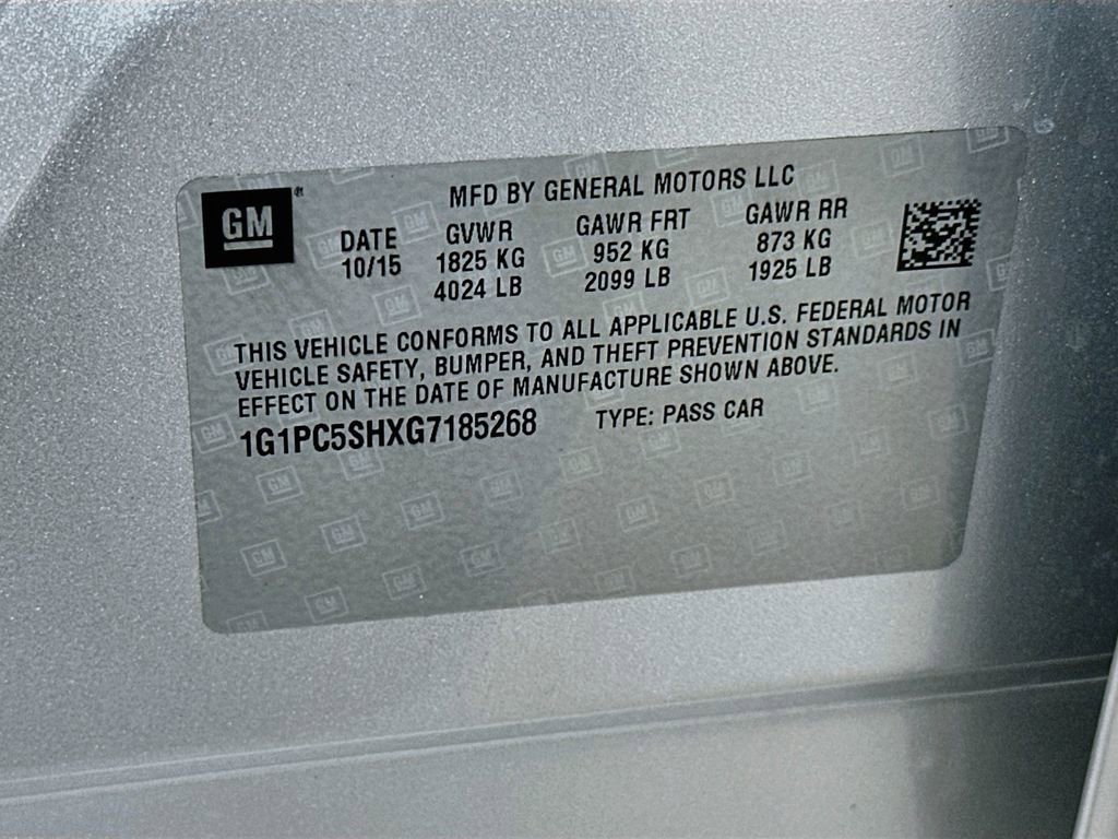 Used 2016 Chevrolet Cruze LS FWD image 28