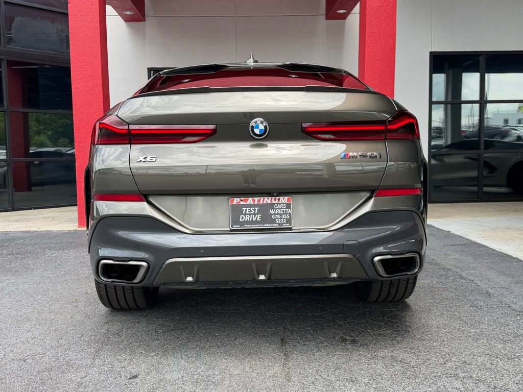 Used 2020 BMW X6 M50i w/ Premium Package AWD/4WD image 8