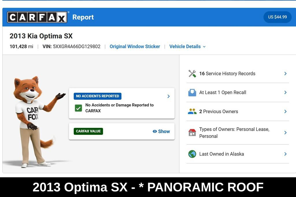 Used 2013 Kia Optima SX w/ Premium Touring Pkg FWD image 9
