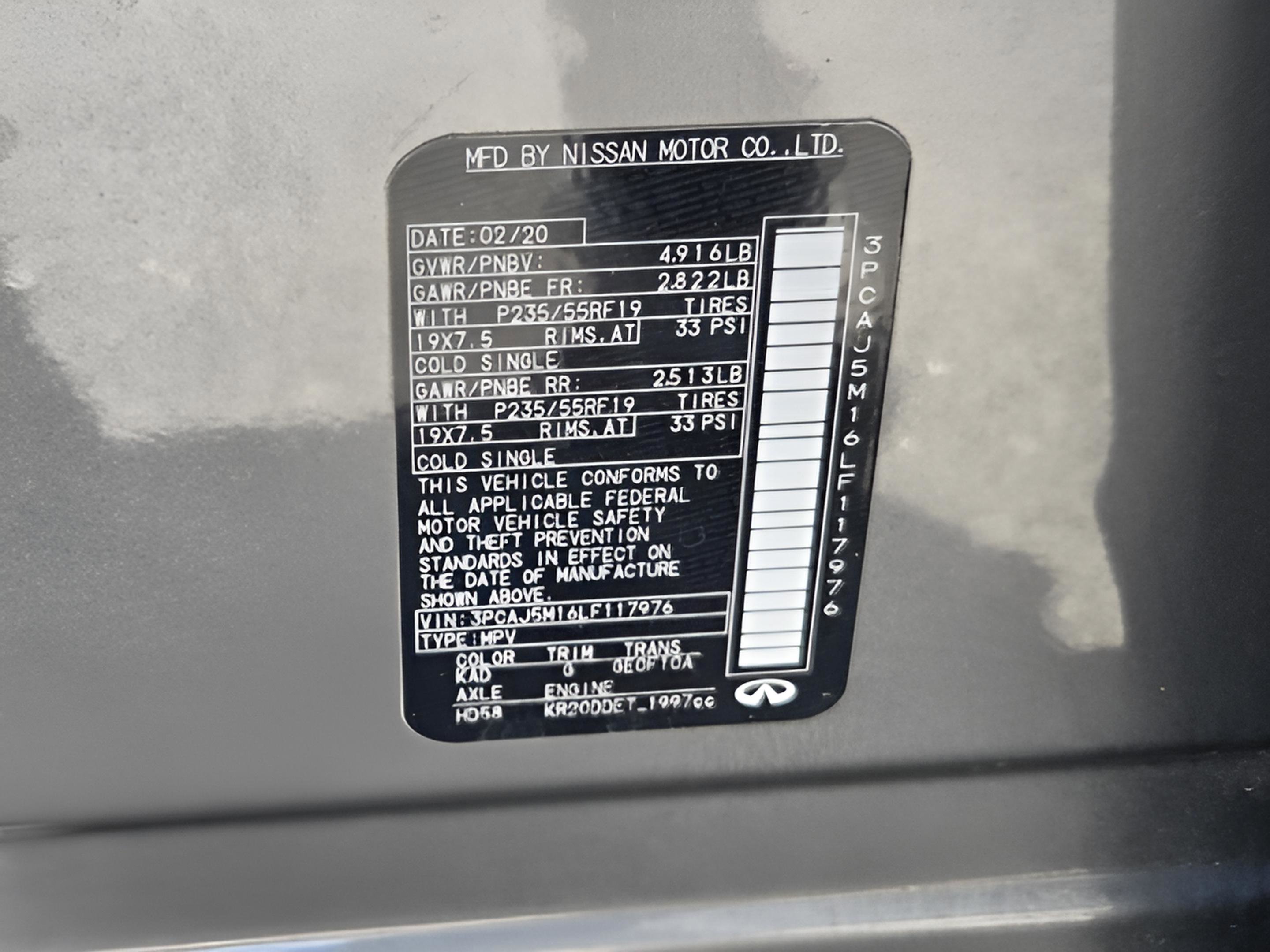 Used 2020 INFINITI QX50 Luxe image 29