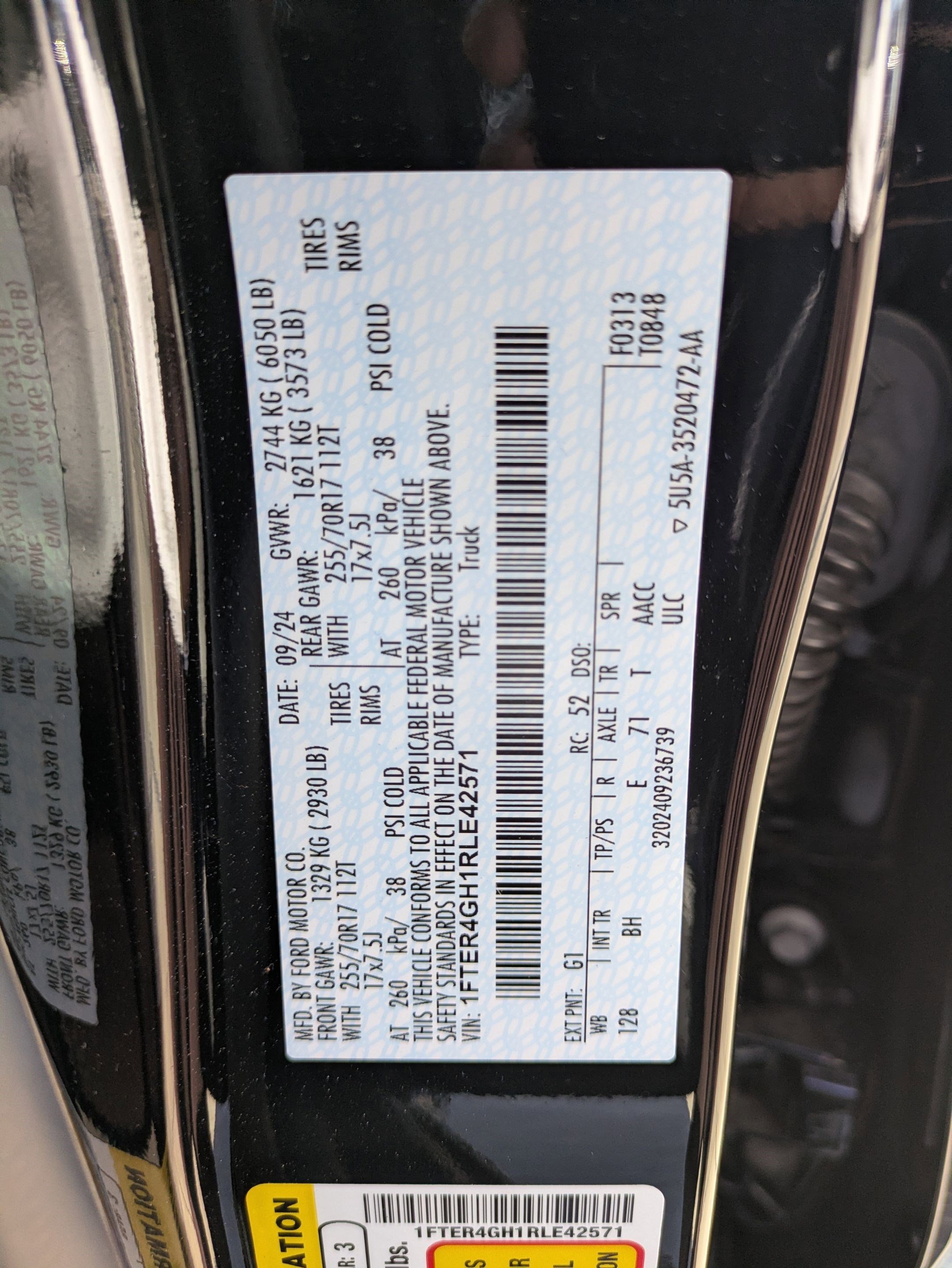 Used 2024 Ford Ranger XLT w/ Equipment Group 301A High image 33