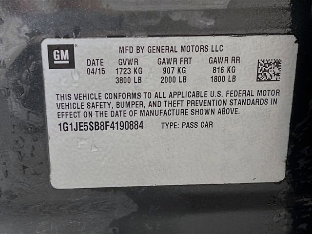 Used 2015 Chevrolet Sonic LTZ image 10