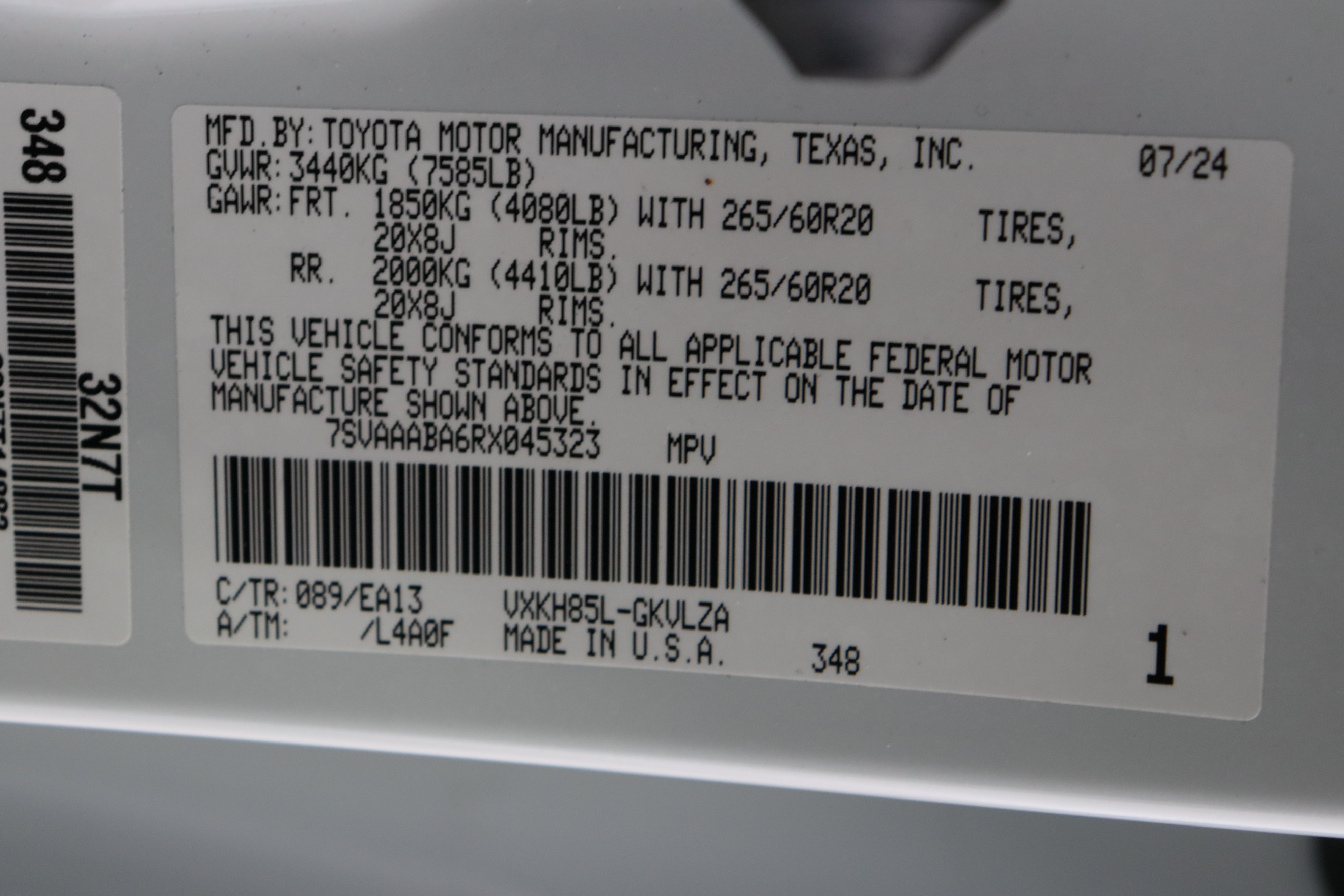 Certified 2024 Toyota Sequoia Limited AWD/4WD image 46
