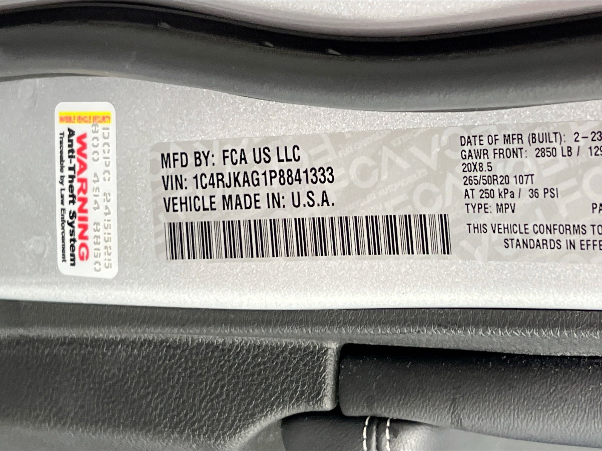 Used 2023 Jeep Grand Cherokee L Laredo AWD/4WD image 33