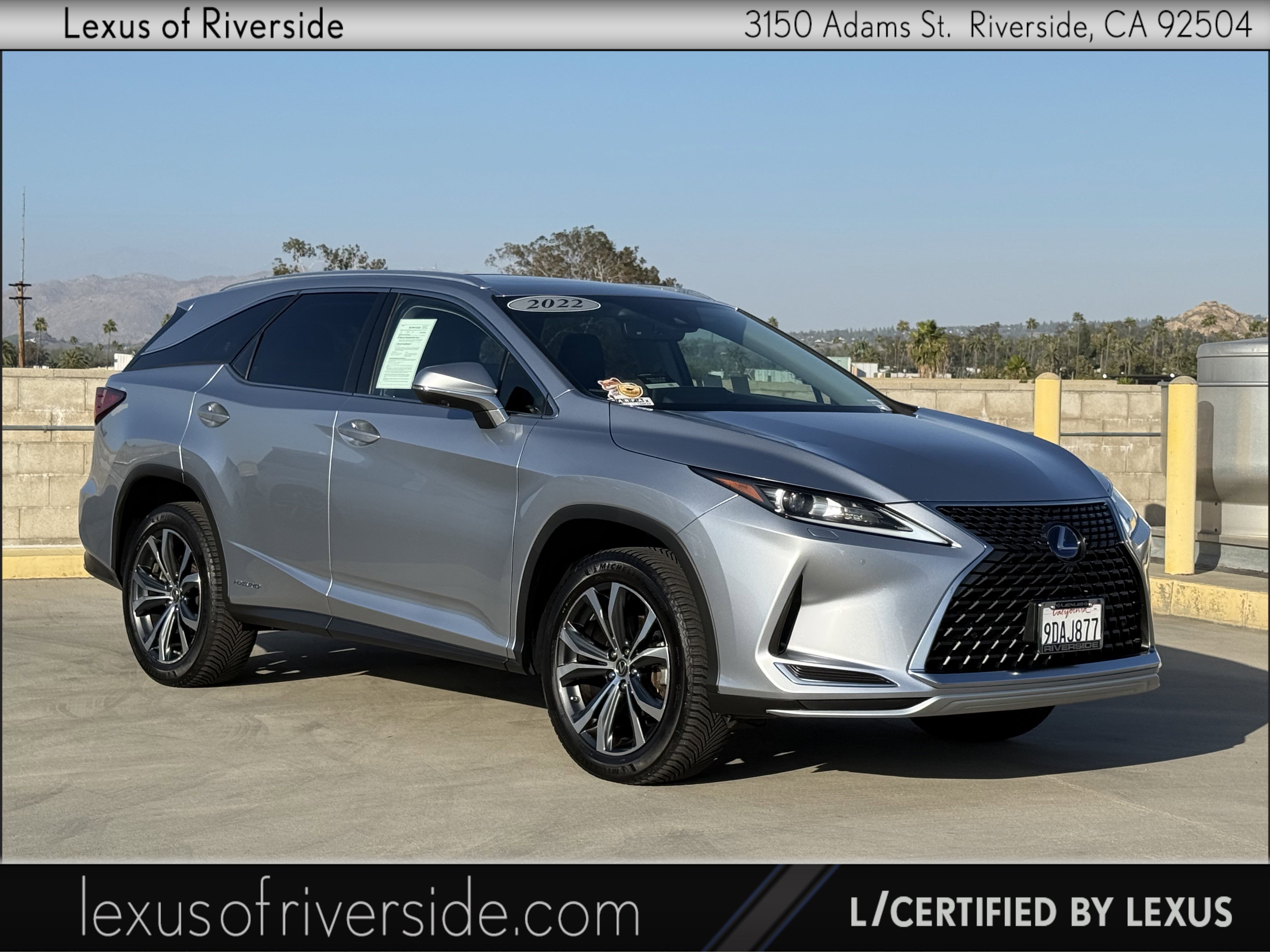 Certified 2022 Lexus RX 450hL AWD w/ Premium Package image 1