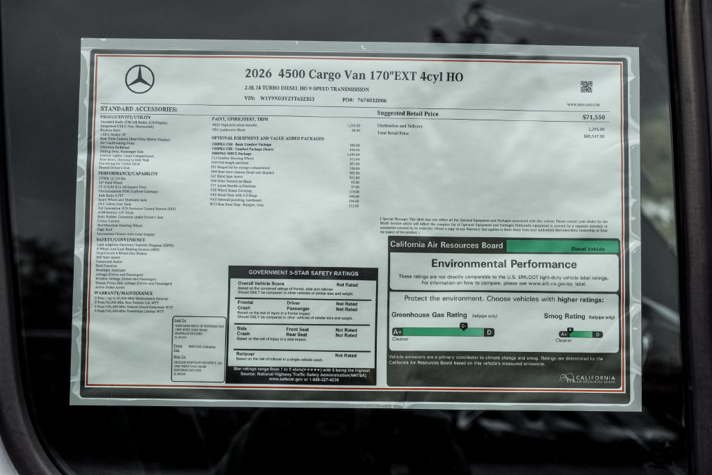 New 2026 Mercedes-Benz Sprinter 4500 image 21