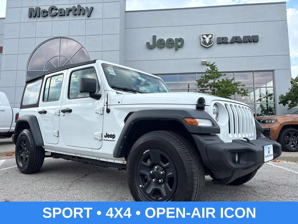 Used 2023 Jeep Wrangler Unlimited Sport AWD/4WD image 1