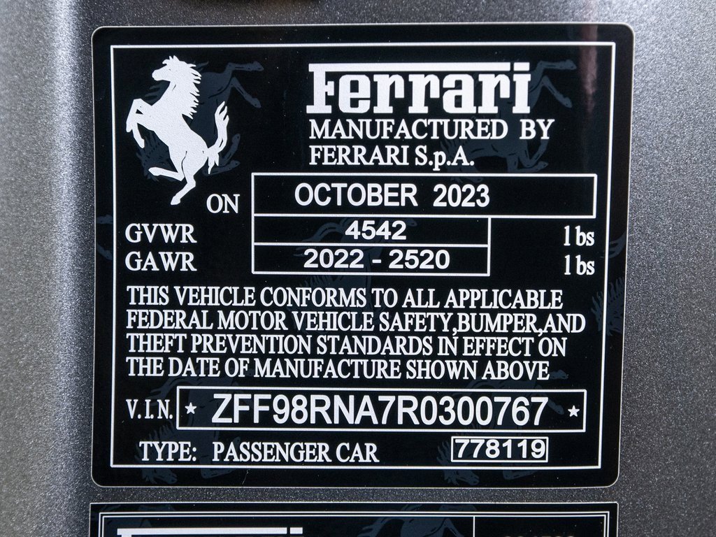 Certified 2024 Ferrari Roma Base image 29
