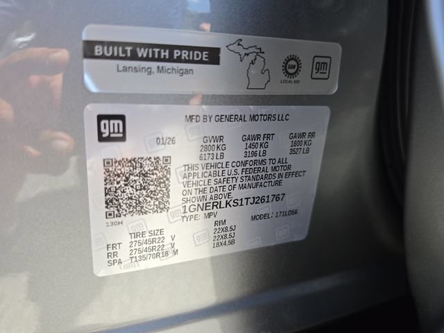 New 2026 Chevrolet Traverse RS w/ LPO, Floor Liner Package FWD image 40
