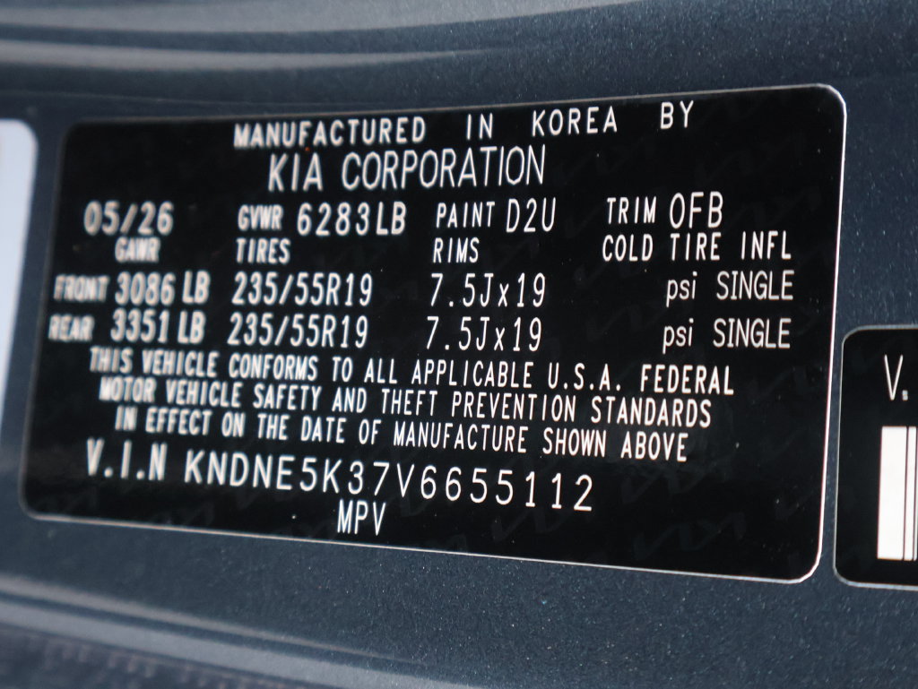 New 2027 Kia Carnival SX w/ Dark Edition Package FWD image 34
