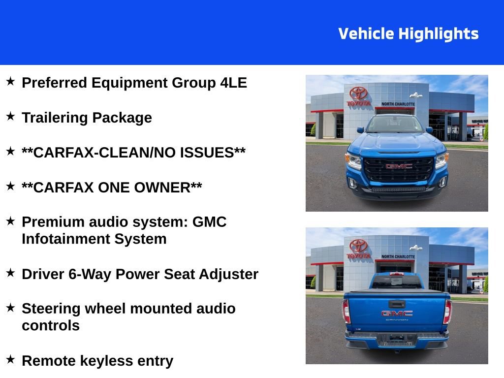 Used 2022 GMC Canyon Elevation w/ Trailering Package image 4