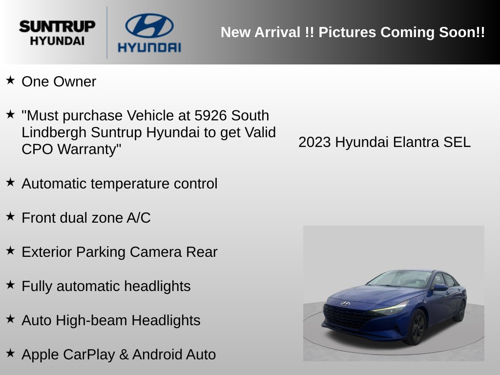 Used 2023 Hyundai Elantra SEL w/ Preferred Accessory Package FWD image 5