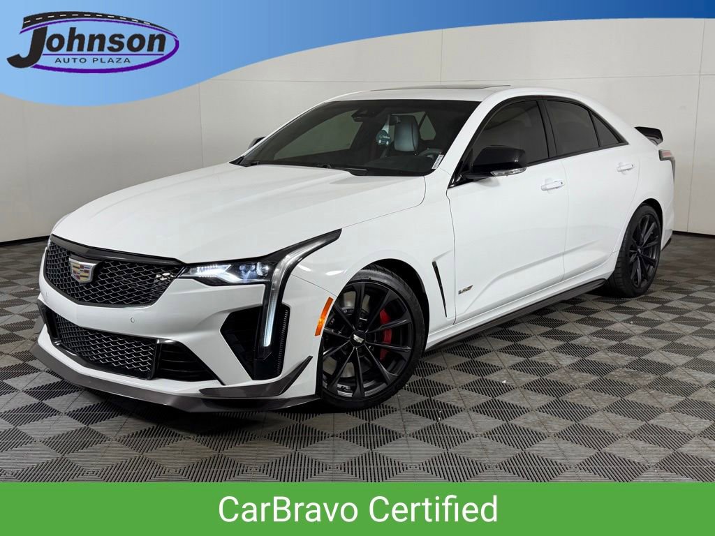 Used 2022 Cadillac CT4 V Blackwing w/ Carbon Fiber 1 Package RWD image 1