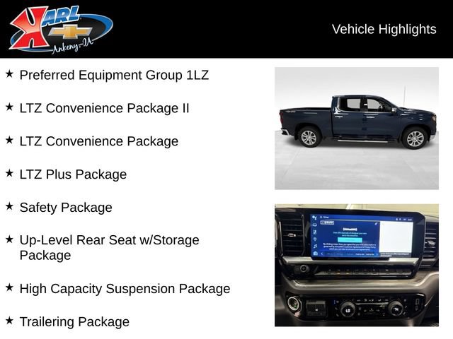 Certified 2023 Chevrolet Silverado 1500 LTZ w/ LTZ Convenience Package II AWD/4WD image 2