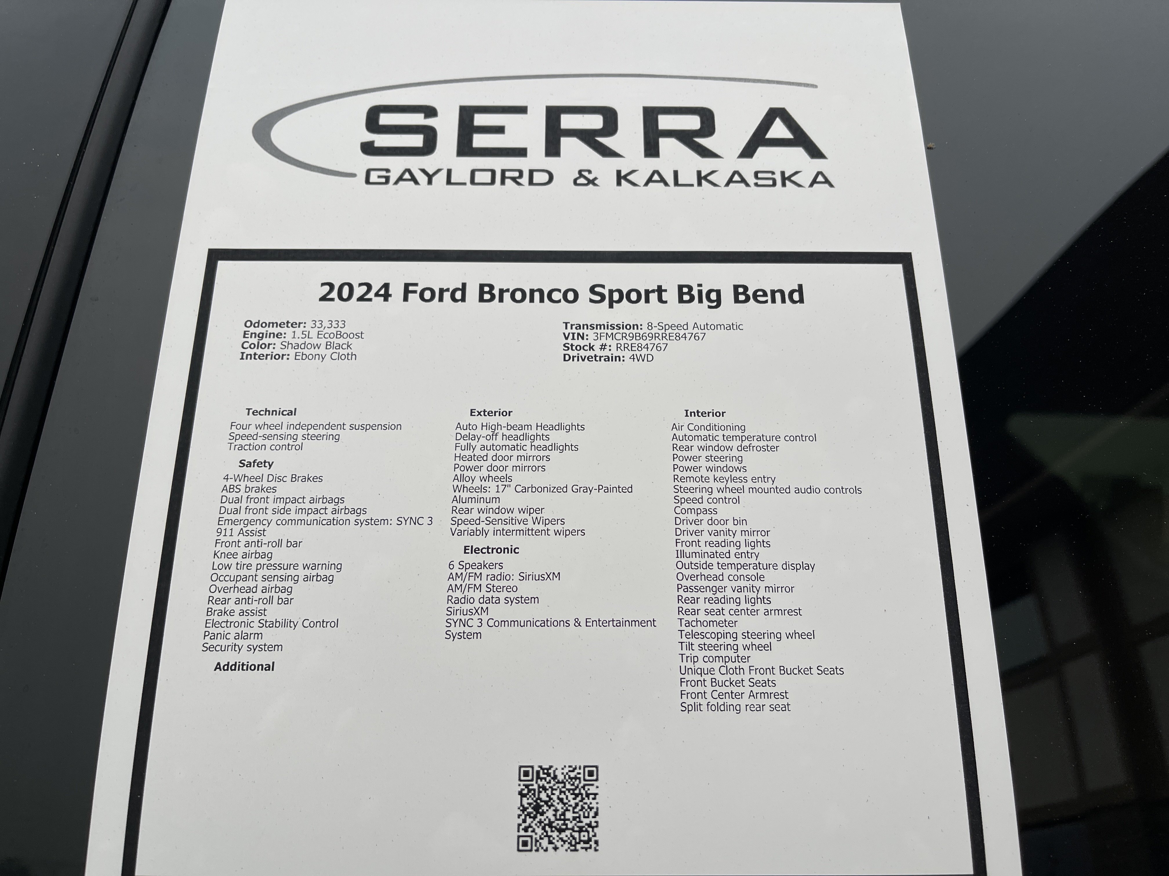 Used 2024 Ford Bronco Sport Big Bend AWD/4WD image 25