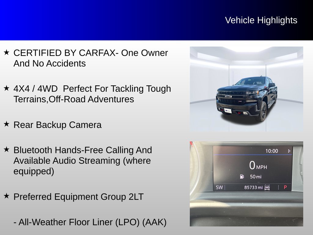 Used 2022 Chevrolet Silverado 1500 LT Trail Boss w/ Convenience Package II AWD/4WD image 4