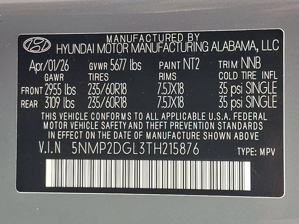 Used 2026 Hyundai Santa Fe SEL AWD/4WD image 29