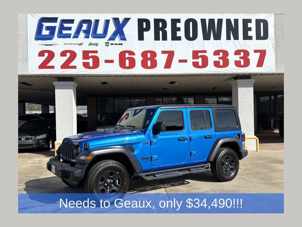 Used 2025 Jeep Wrangler Sport image 1
