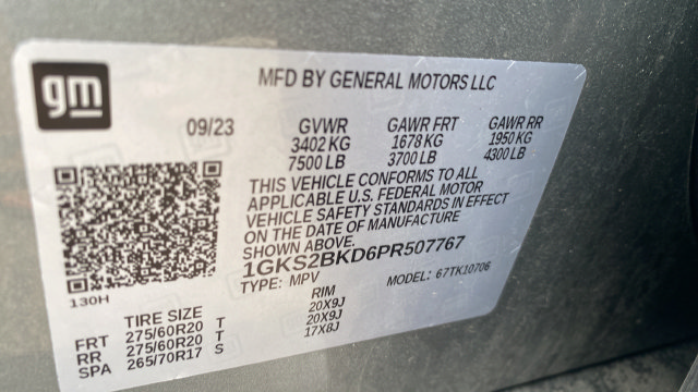 Used 2023 GMC Yukon SLT w/ SLT Luxury Package AWD/4WD image 28