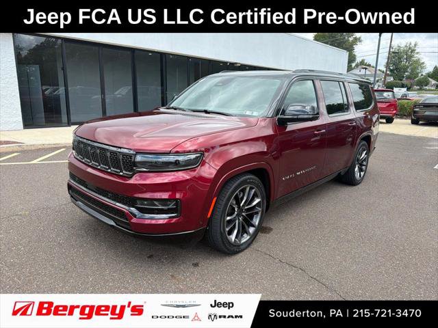 Certified 2025 Jeep Grand Wagoneer L Series II Obsidian w/ Quick Order Packagew 28T