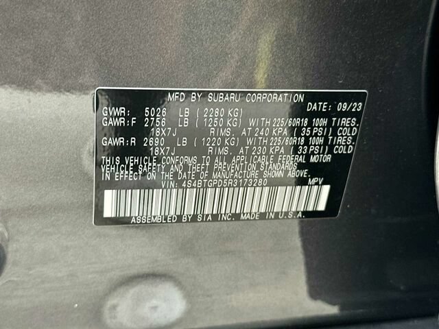 Certified 2024 Subaru Outback Touring XT w/ Popular Package #2 AWD/4WD image 36
