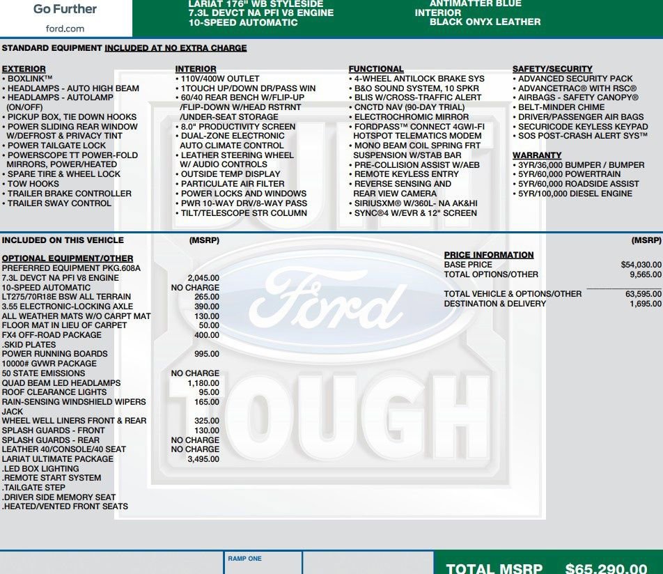 Used 2022 Ford F250 Lariat w/ Lariat Ultimate Package AWD/4WD image 2