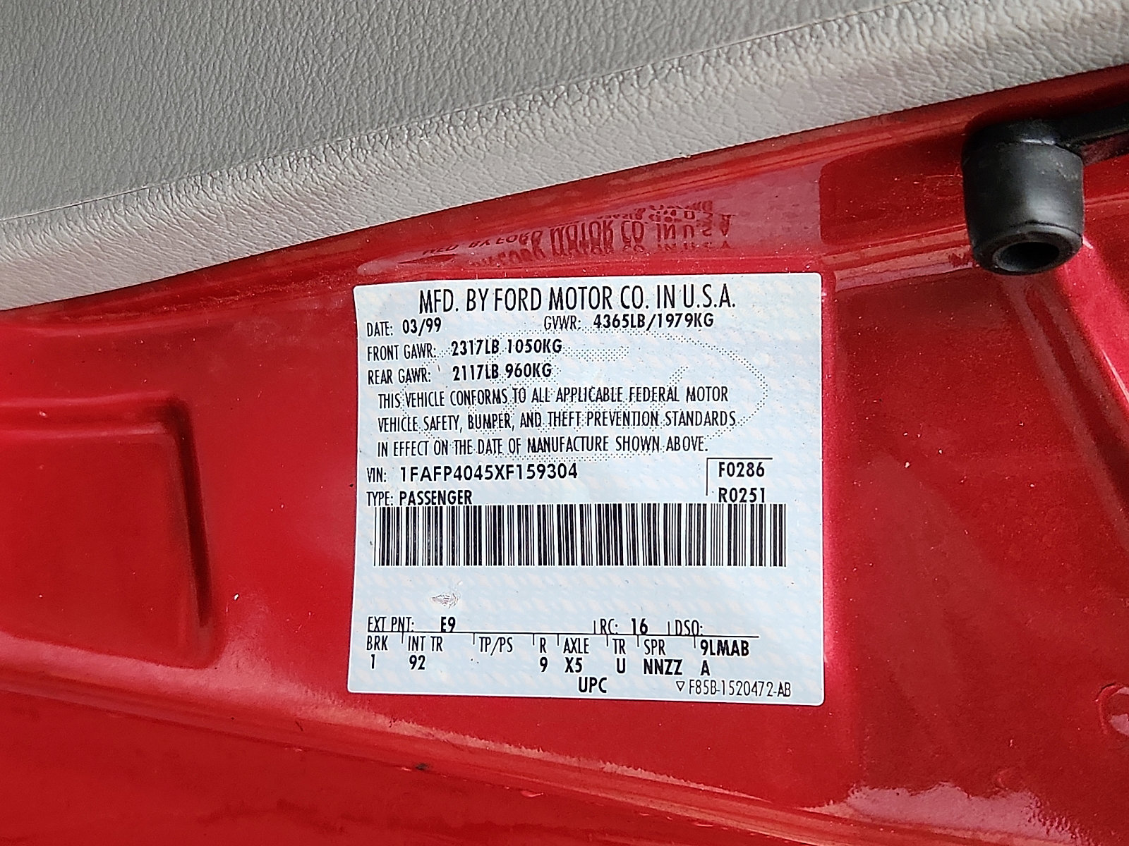 Used 1999 Ford Mustang Coupe image 31