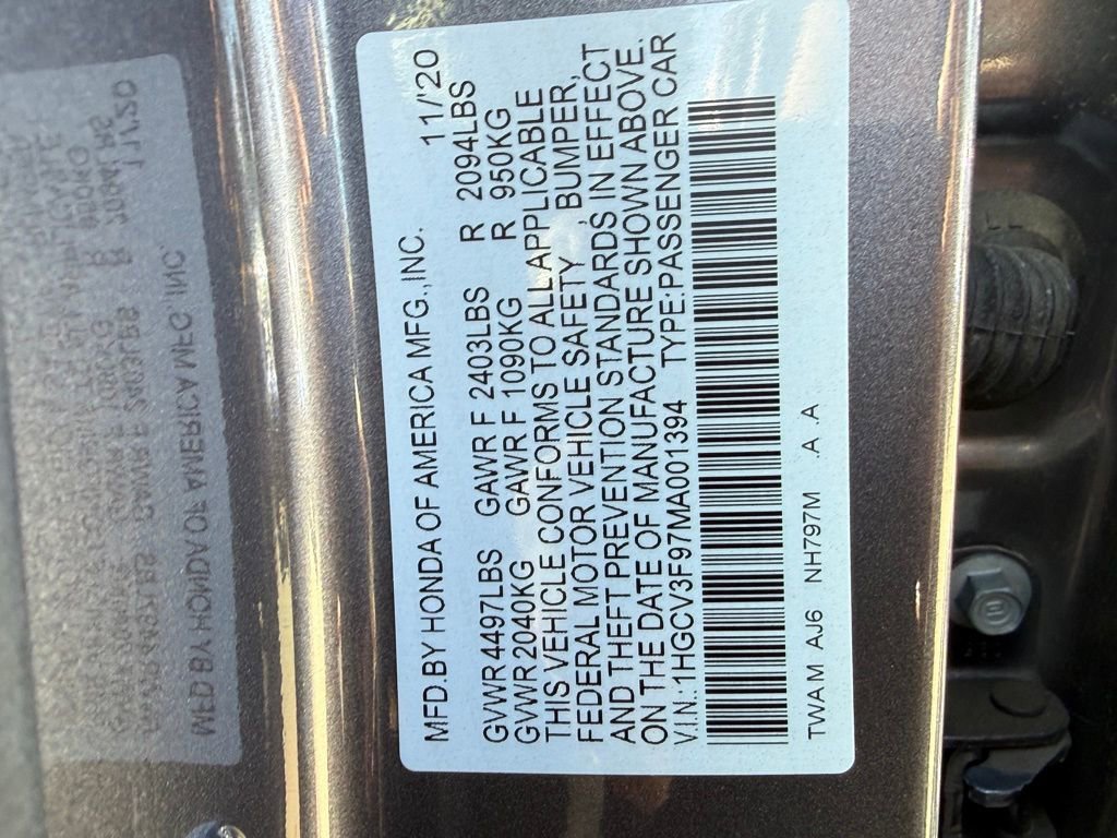Used 2021 Honda Accord Touring image 28