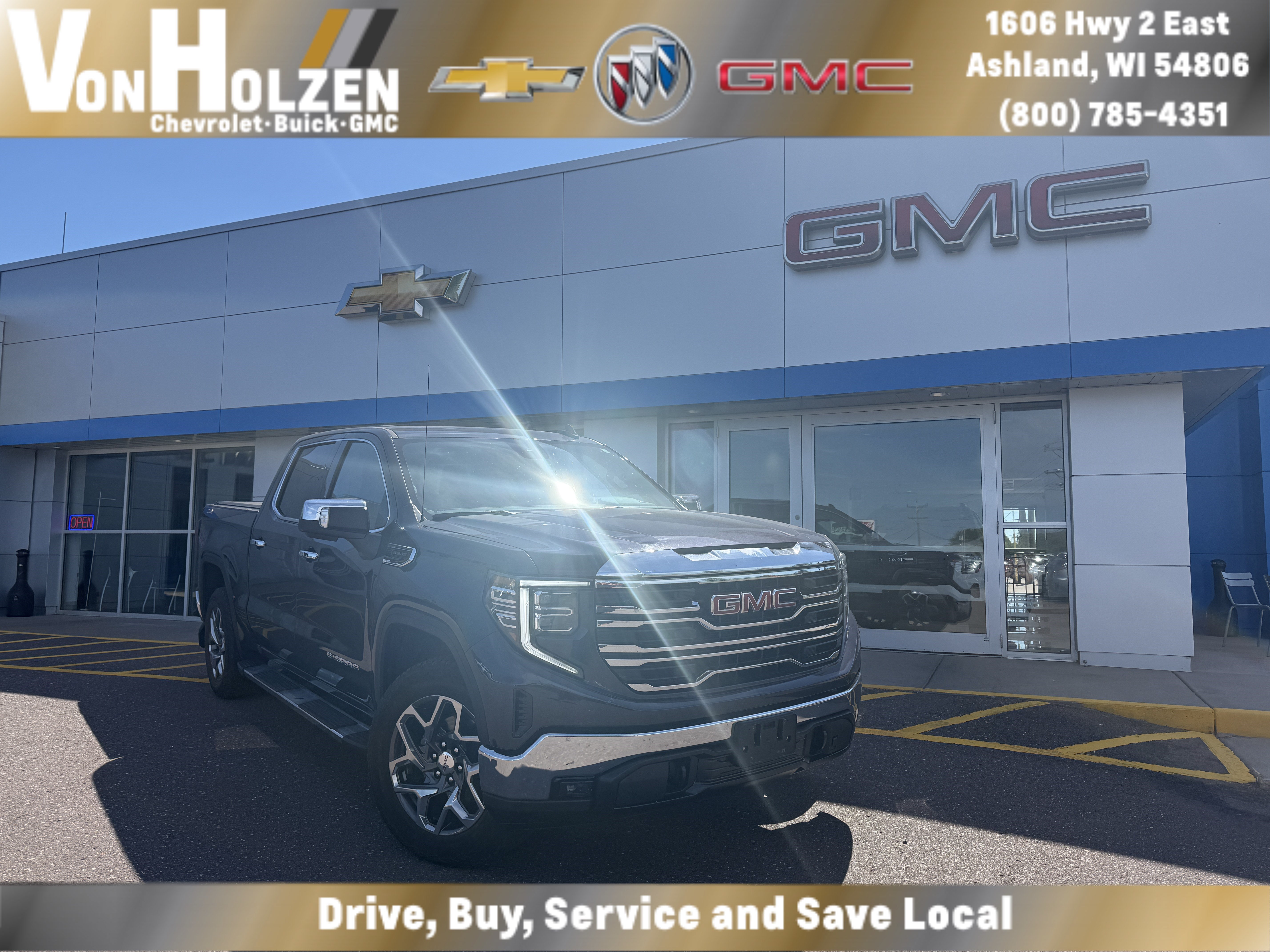 Certified 2024 GMC Sierra 1500 SLT w/ SLT Premium Package AWD/4WD image 1