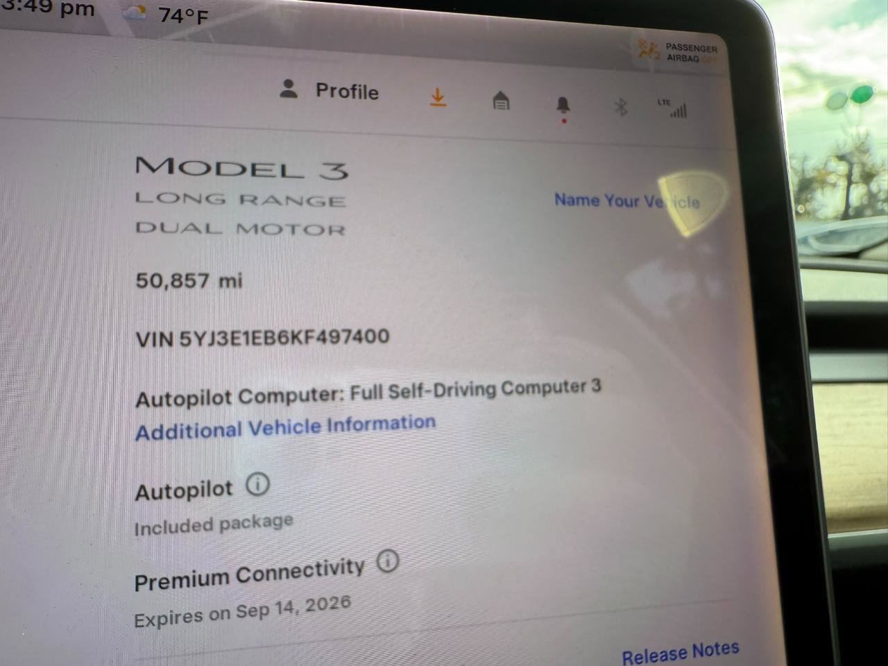 Used 2019 Tesla Model 3 Long Range image 33