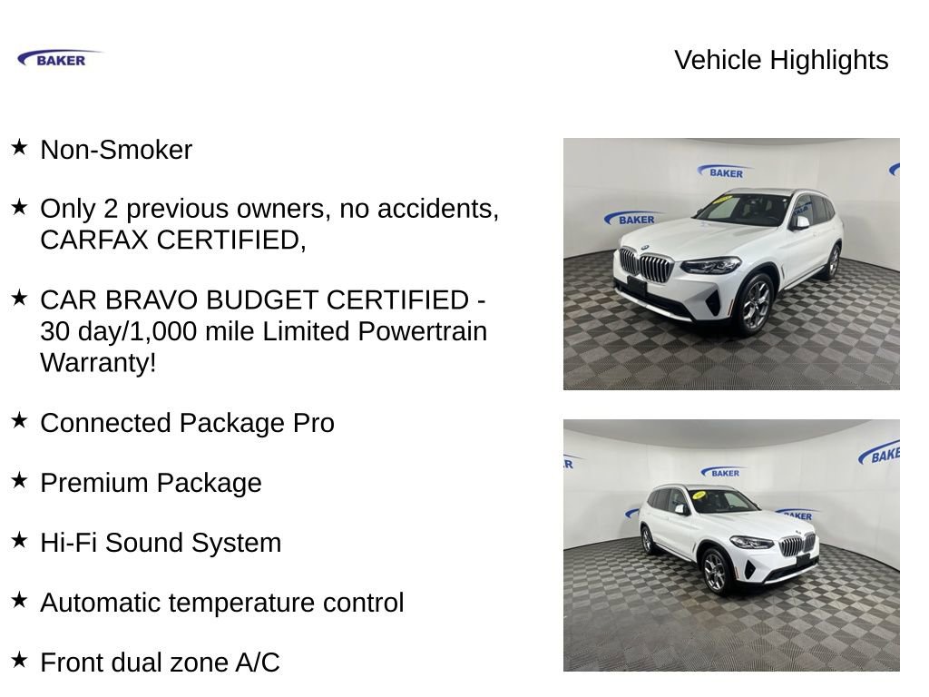 Used 2023 BMW X3 xDrive30i w/ Convenience Package image 4