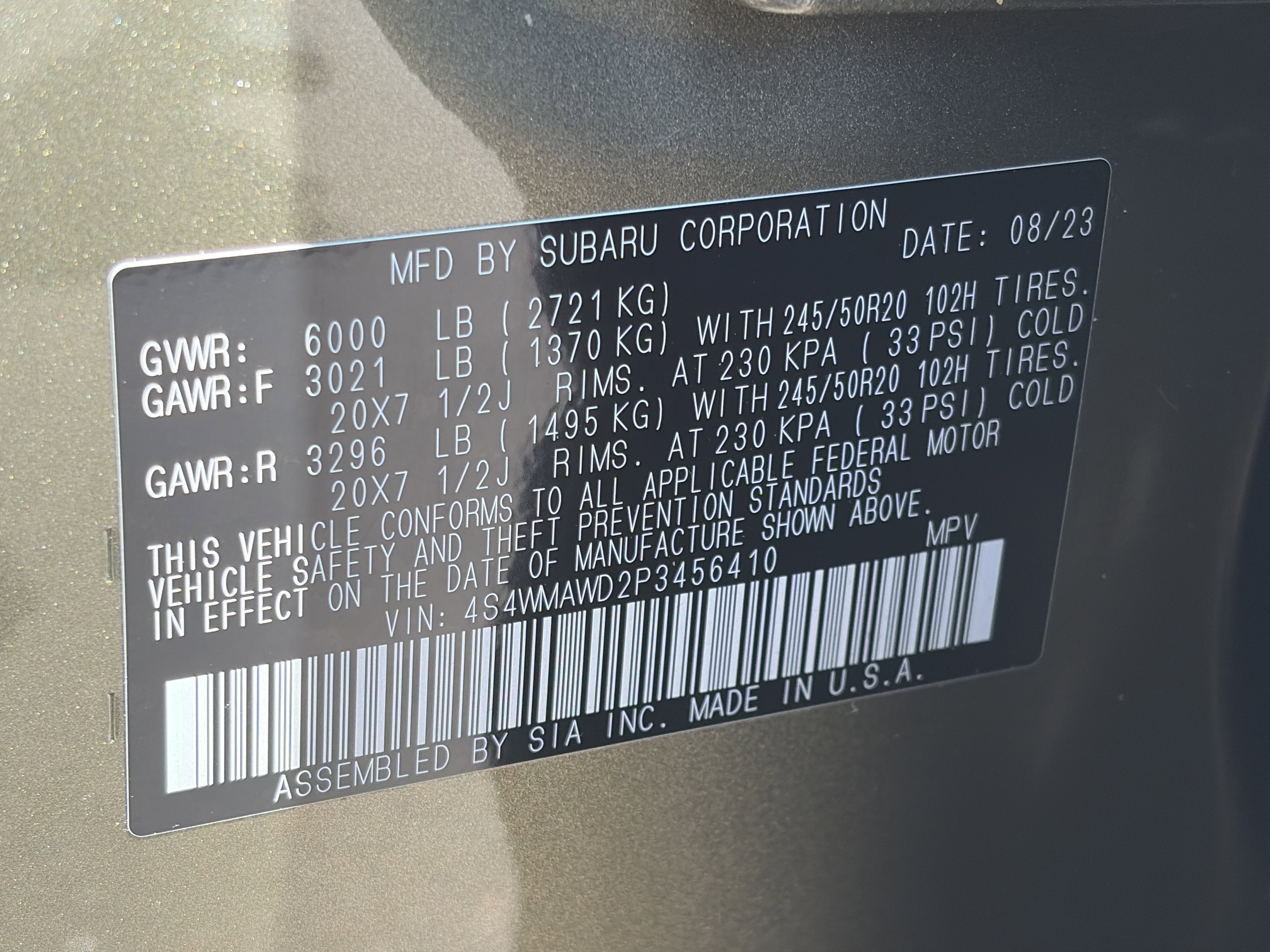 Used 2023 Subaru Ascent Touring AWD/4WD image 33