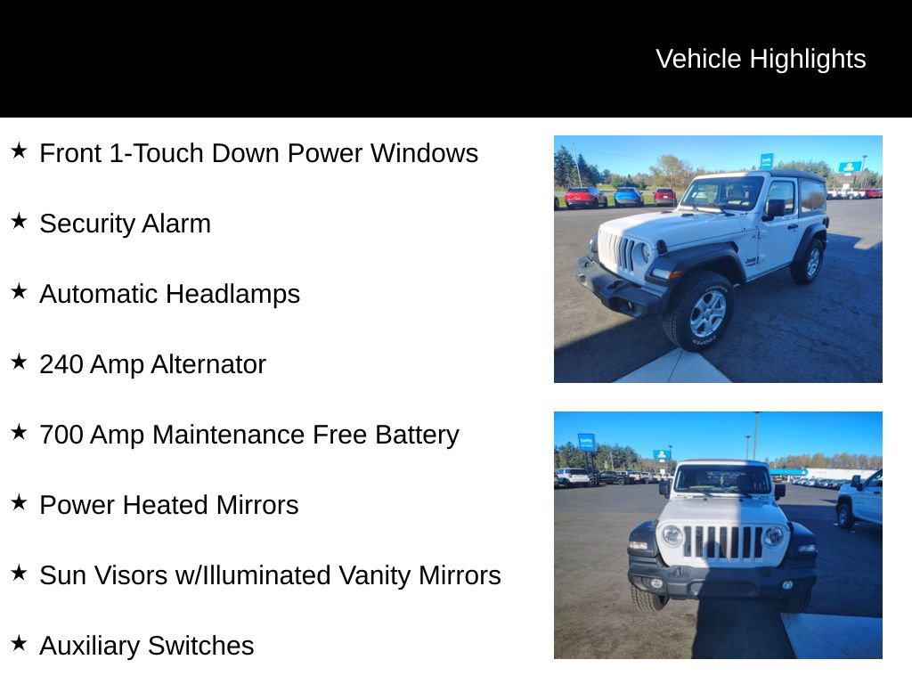 Used 2019 Jeep Wrangler Sport AWD/4WD image 14