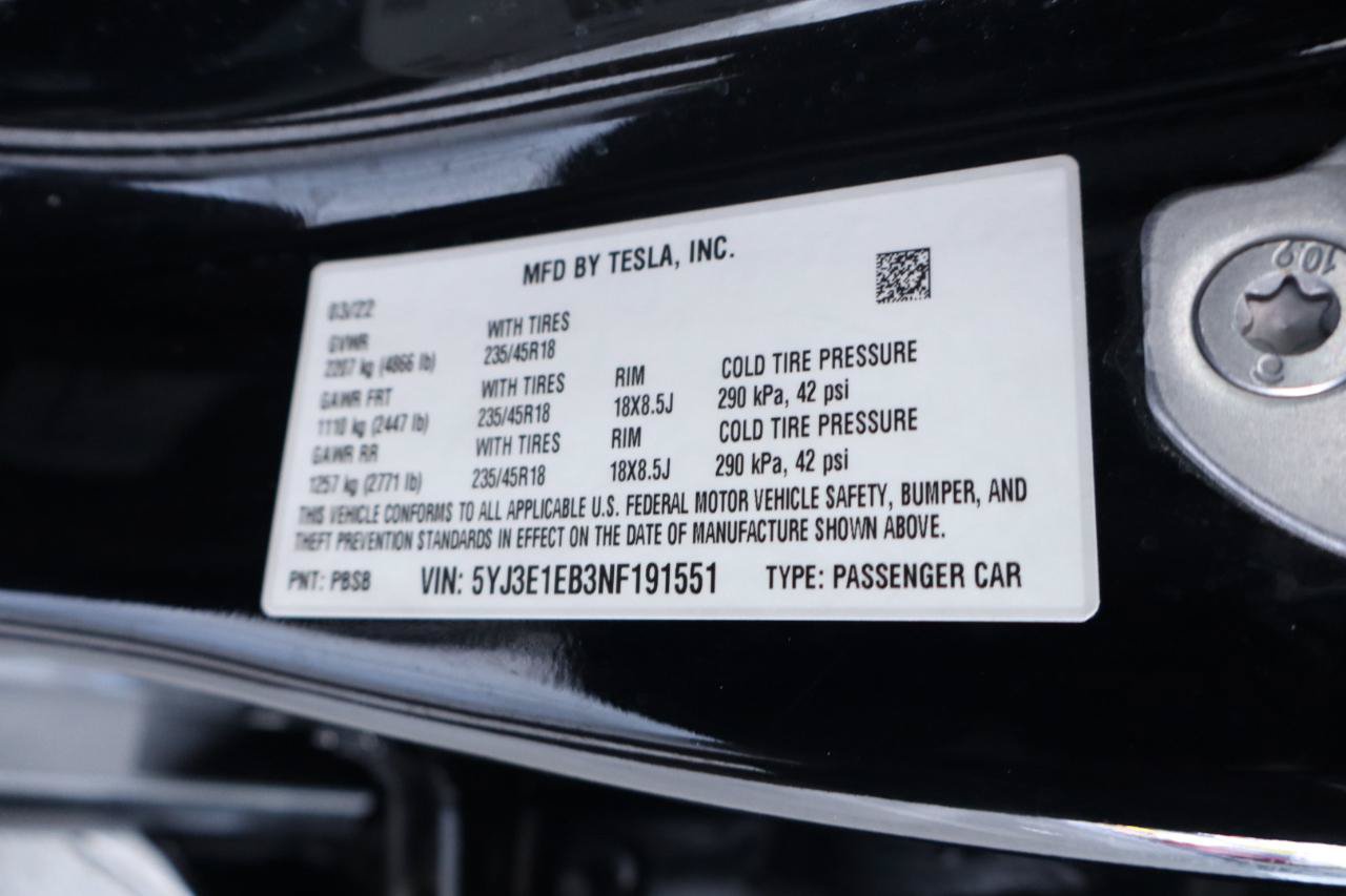 Used 2022 Tesla Model 3 Long Range AWD/4WD image 38