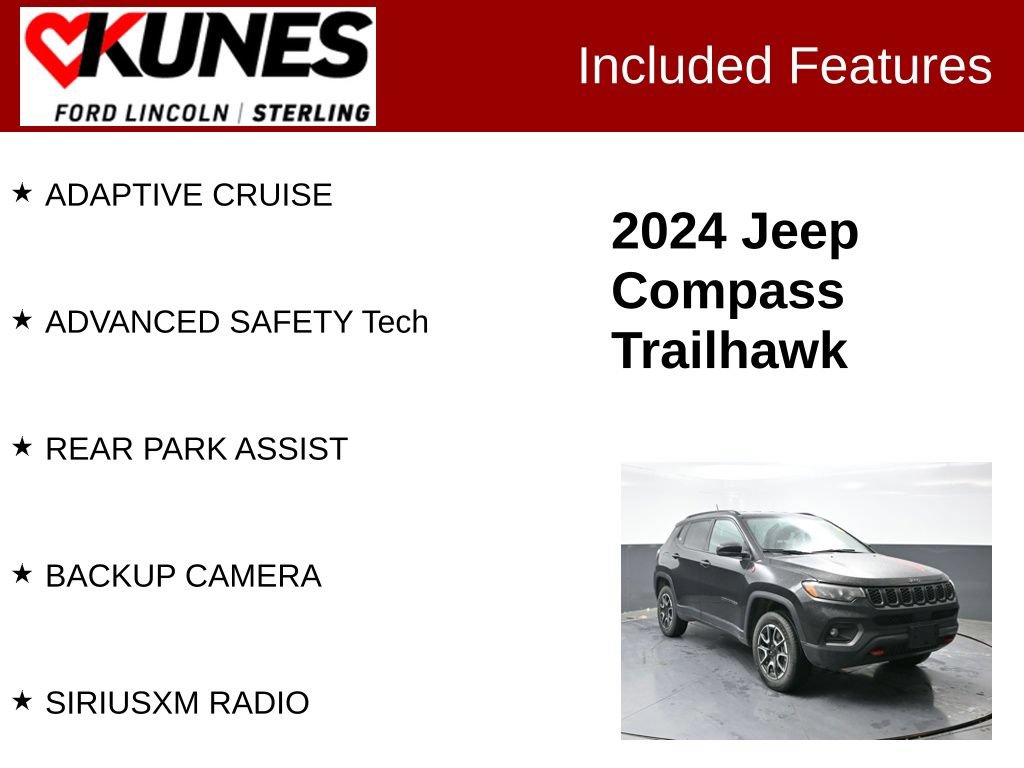 Used 2024 Jeep Compass Trailhawk AWD/4WD image 2