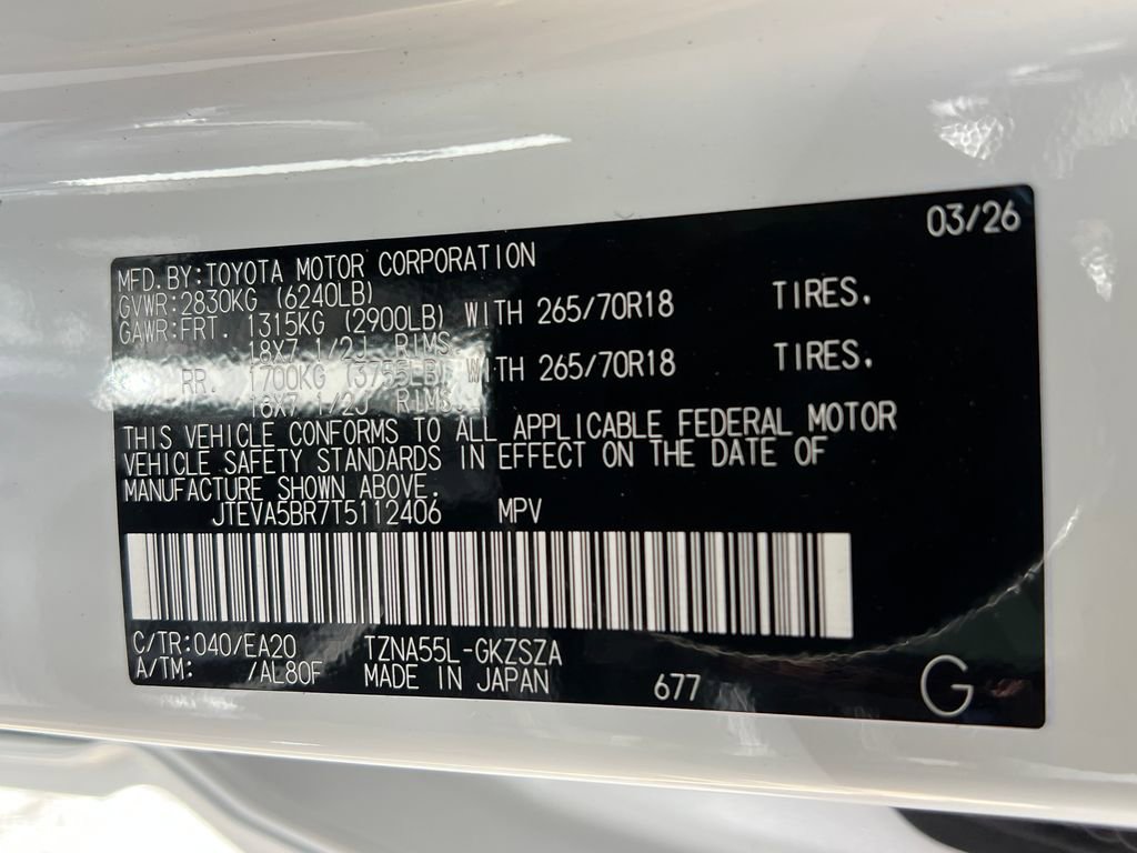 New 2026 Toyota 4Runner TRD Off-Road Premium AWD/4WD image 26
