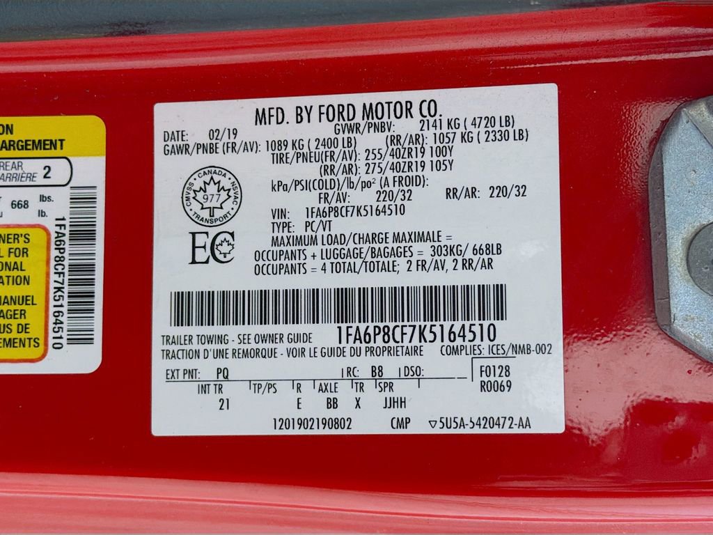 Used 2019 Ford Mustang GT w/ GT Performance Package image 31