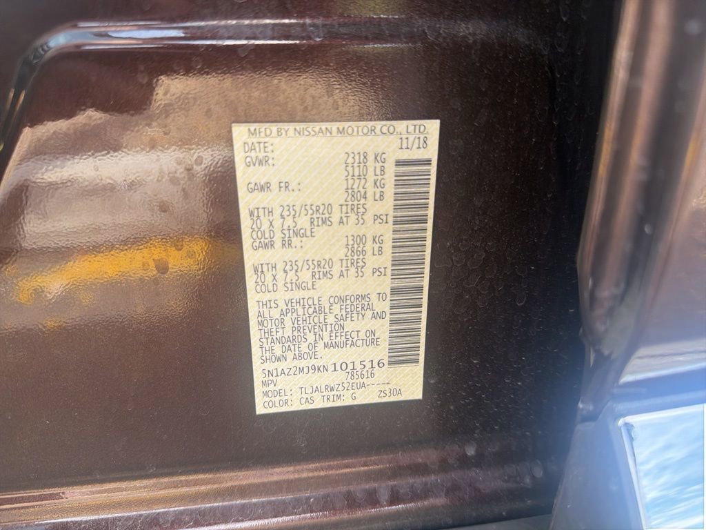 Certified 2019 Nissan Murano SL image 12