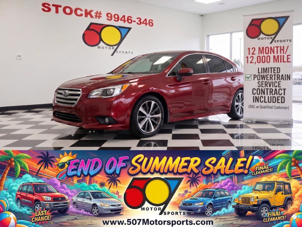 Used 2015 Subaru Legacy 2.5i Limited AWD/4WD image 1