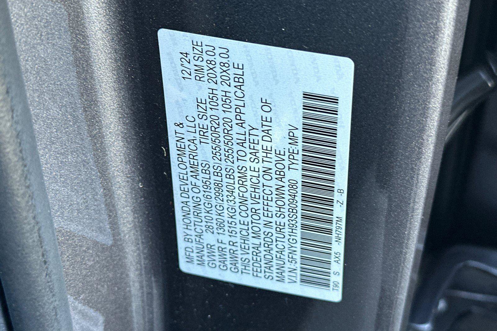 Certified 2025 Honda Pilot Black Edition image 29