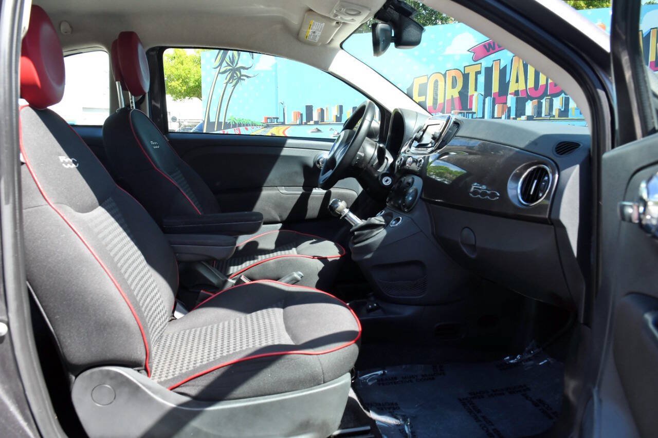 Used 2017 FIAT 500 Pop w/ Sport Appearance Package FWD image 36