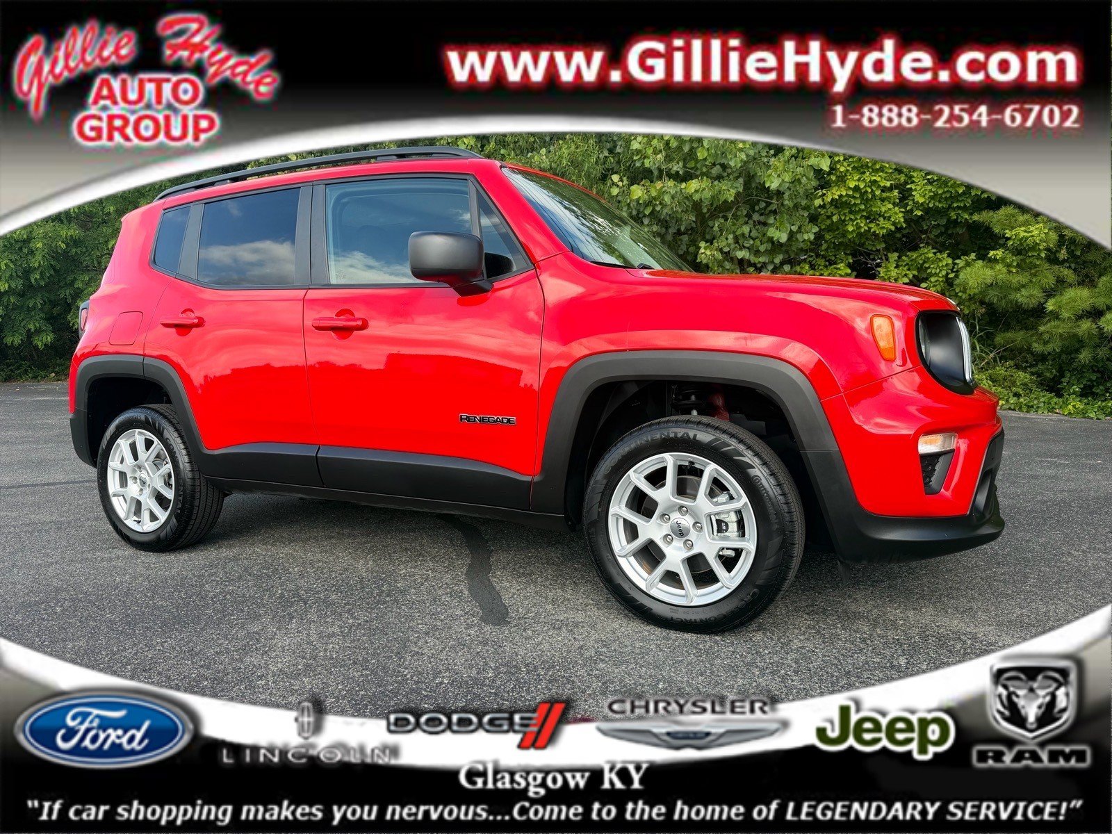Used 2023 Jeep Renegade Latitude w/ Sun/Sound Group AWD/4WD image 1