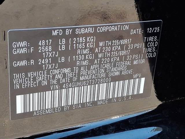 New 2026 Subaru Crosstrek 2.5i Wilderness w/ Wilderness Package image 10