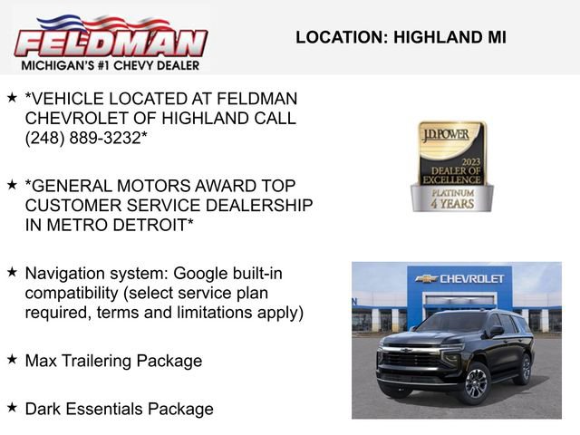 New 2026 Chevrolet Tahoe LS w/ LPO, Dark Essentials Package image 3