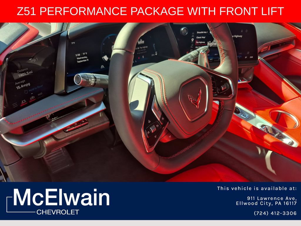 Used 2026 Chevrolet Corvette Stingray Preferred Cpe w/ Z51 Performance Package RWD image 21